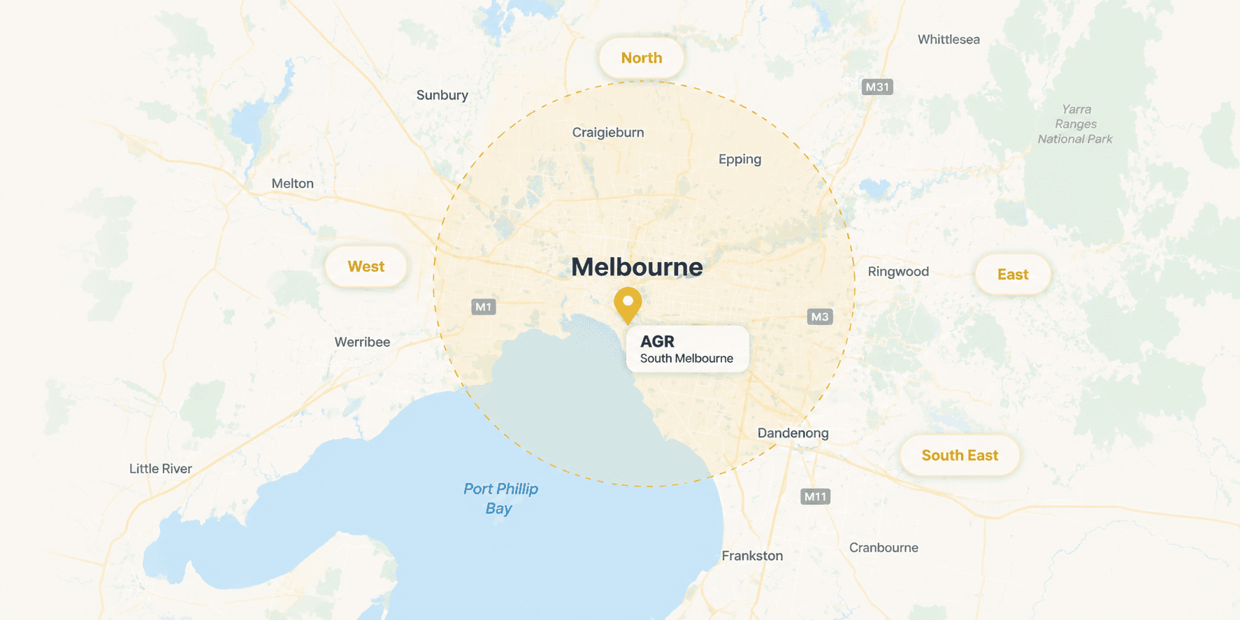 Automatic Gates Repairs service area across Greater Melbourne